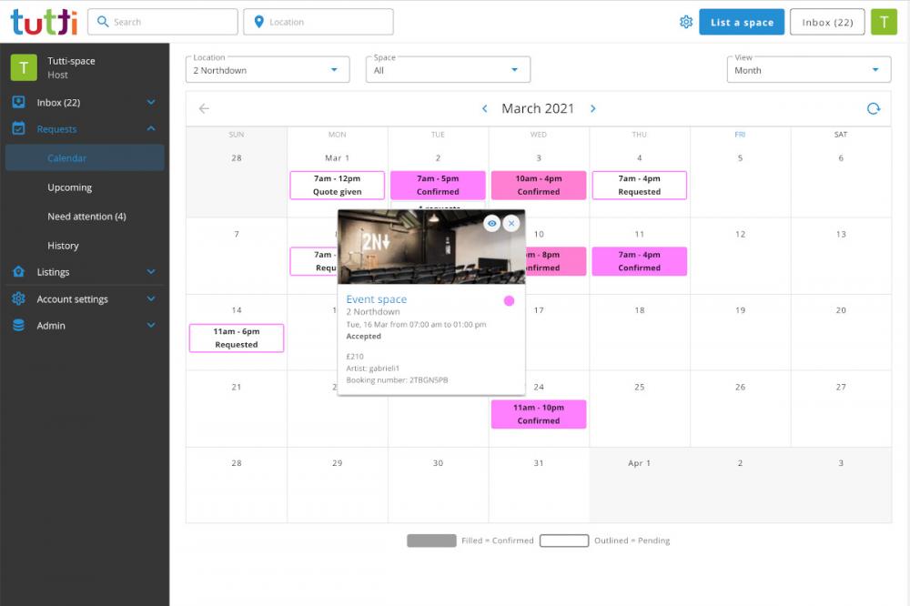 New feature: calendar